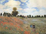 Claude Monet Poppies near Argenteuil (mk06) China oil painting reproduction